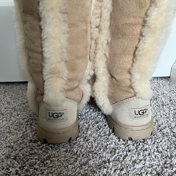 UGG Tan Sunburst Tall Boots Size 6 - Picture 3 of 8